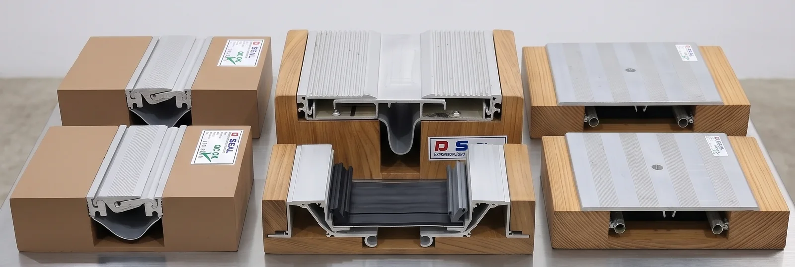 Forged in ASTM 6063 T6 aircraft-grade aluminium — Dseal expansion joint profiles