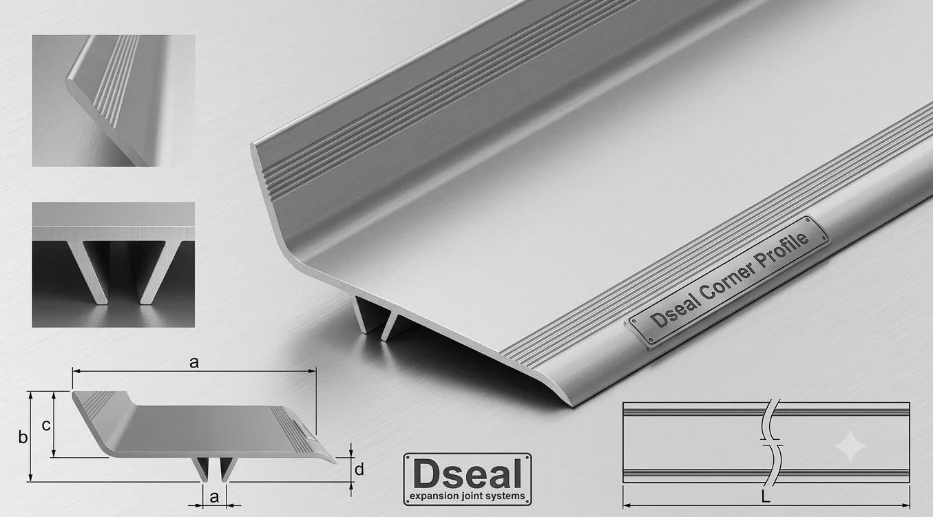 Dseal Corner Joint System 3D product render